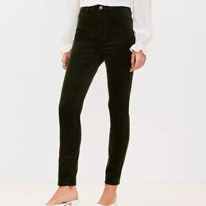 LOFT Skinny Pants in Corduroy Dark Caper